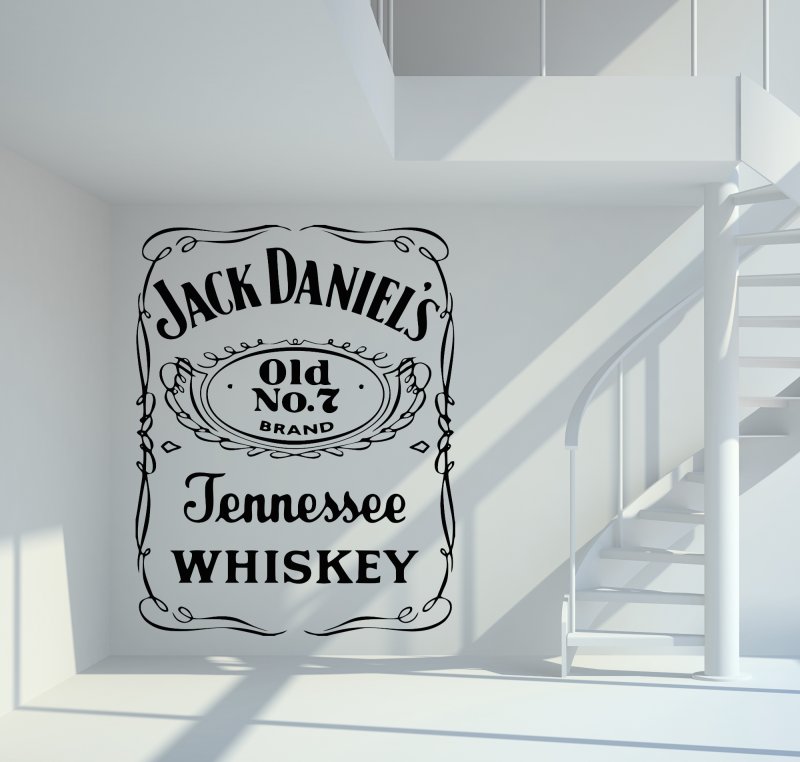 46044 Jack Daniels Wandtattoo